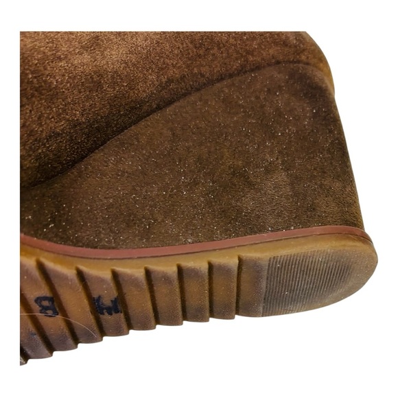 Kork’s Women’s Haldor Leather Suede Bootie Back zip Boot Taupe Size 8 - Picture 9 of 10